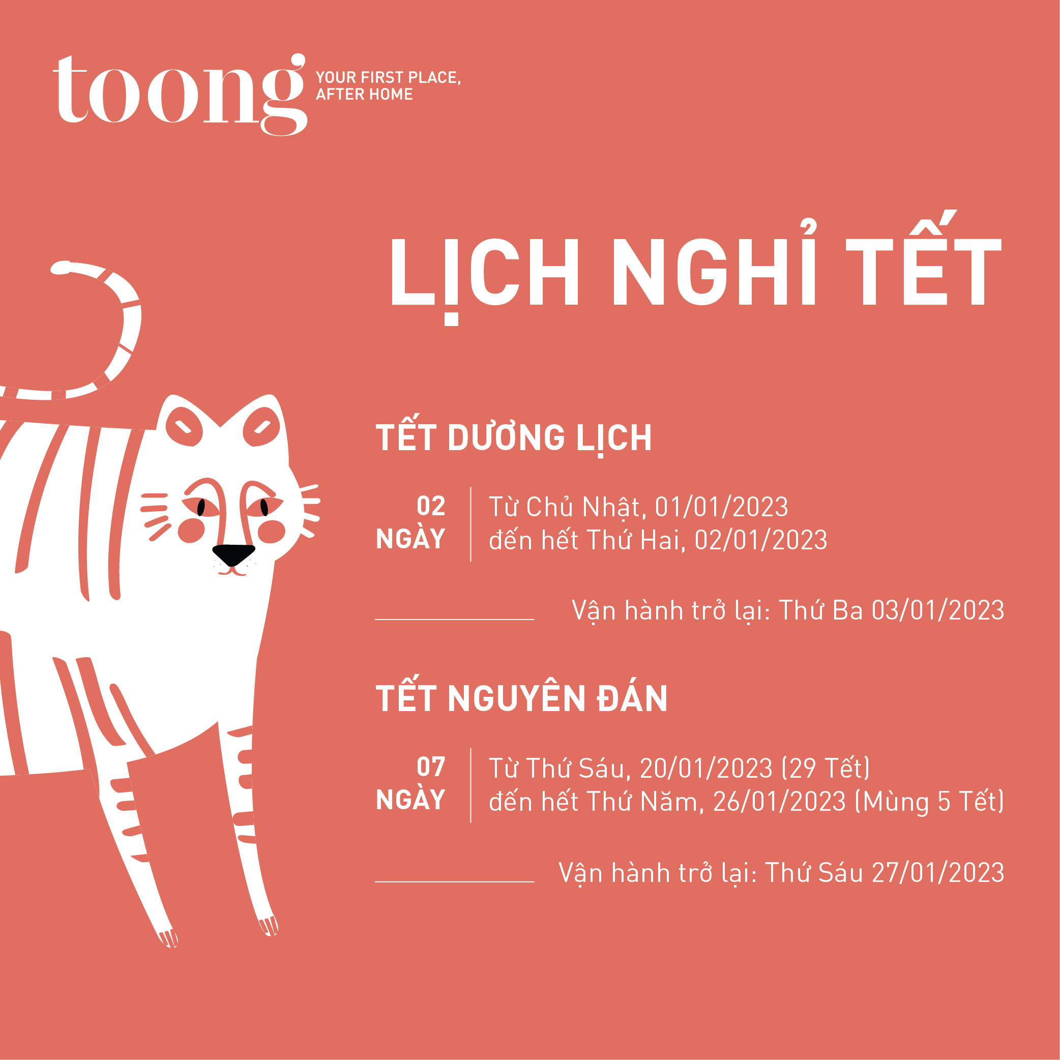Lịch nghỉ tết